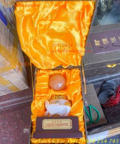 Bi Cầu Thạch Anh Đế Ngọc Đủ Màu ĐK 12cm, Cao 30cm