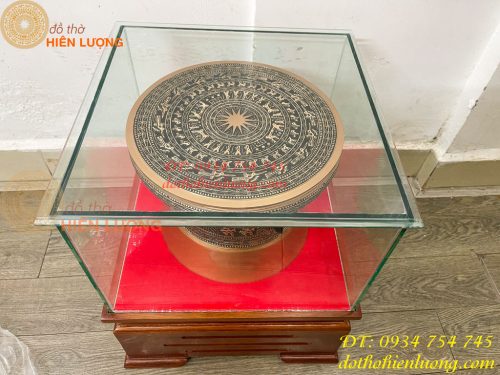 Quả Trống Đồng Đỏ Đúc ĐK 30cm