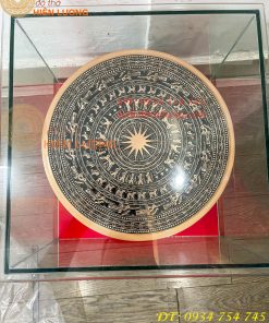 Quả Trống Đồng Đỏ Đúc ĐK 30cm