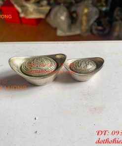 Thỏi bạc phong thủy dài 4,5cm và 6cm