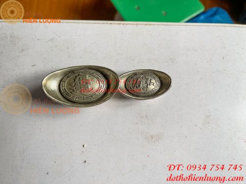 Thỏi bạc phong thủy dài 4,5cm và 6cm