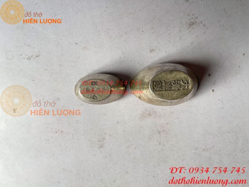 Thỏi bạc phong thủy dài 4,5cm và 6cm