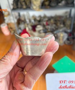 Thỏi bạc phong thủy dài 4,5cm và 6cm