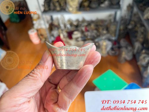 Thỏi bạc phong thủy dài 4,5cm và 6cm