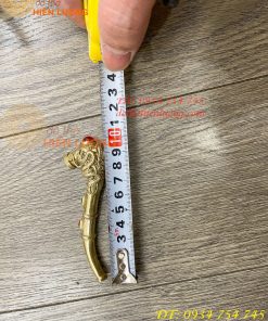 Tẩu Bằng Đồng Lake Bạc Dài 10cm ĐK 1cm
