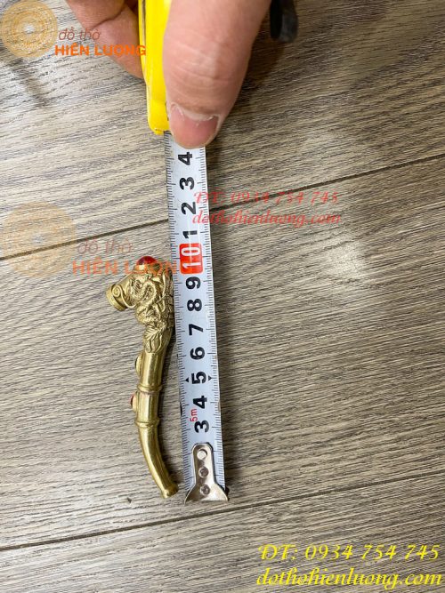 Tẩu Bằng Đồng Lake Bạc Dài 10cm ĐK 1cm