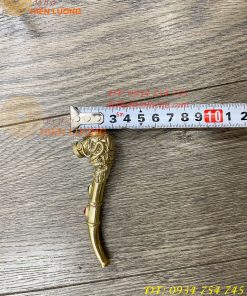 Tẩu Bằng Đồng Lake Bạc Dài 10cm ĐK 1cm