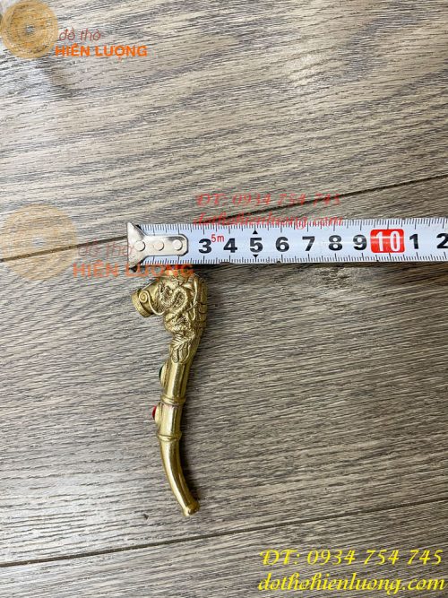 Tẩu Bằng Đồng Lake Bạc Dài 10cm ĐK 1cm