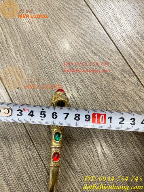 Tẩu Bằng Đồng Lake Bạc Dài 10cm ĐK 1cm