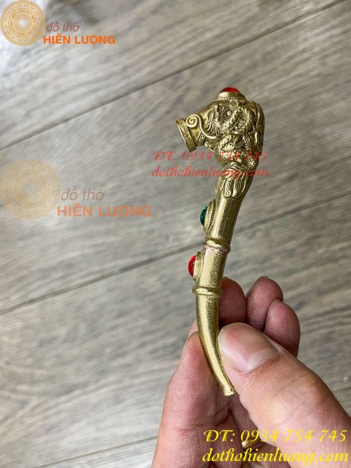 Tẩu Bằng Đồng Lake Bạc Dài 10cm ĐK 1cm