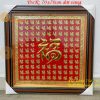 Tranh Bách Phúc 70x70cm Bằng Đồng Dát Vàng Liền Tấm
