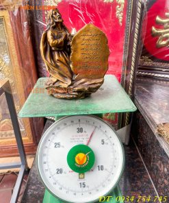 Tượng chúa cầu nguyện bằng đồng hun cao 20cm