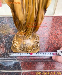 Tượng Chúa Kito Dang Tay Bằng Đồng Hun Cao 40cm