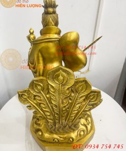 Tượng cửu thiên huyền nữ bằng đồng cao 47cm