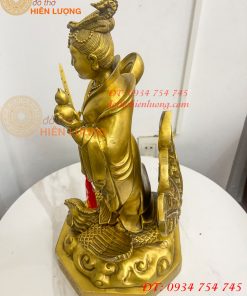 Tượng cửu thiên huyền nữ bằng đồng cao 47cm