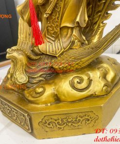 Tượng cửu thiên huyền nữ bằng đồng cao 47cm