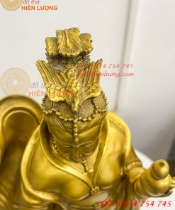 Tượng cửu thiên huyền nữ bằng đồng cao 47cm
