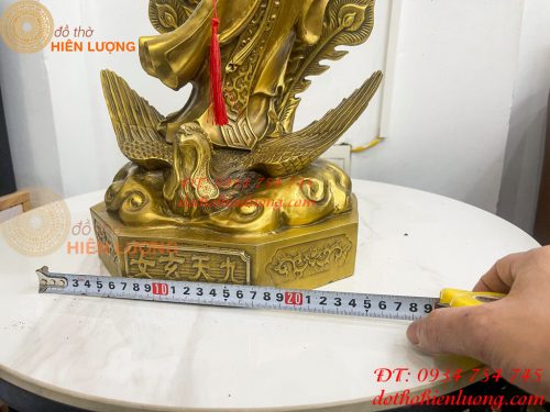 Tượng cửu thiên huyền nữ bằng đồng cao 47cm