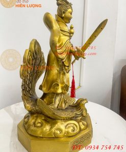 Tượng cửu thiên huyền nữ bằng đồng cao 47cm
