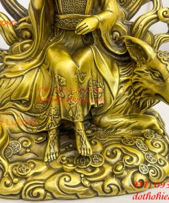 Tượng cửu vĩ hồ ly bằng đồng cao 22cm, nặng 1,8Kg