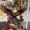 Tượng Đại Bàng Sải Cánh Trên Gốc Cây Tùng Bằng Đồng