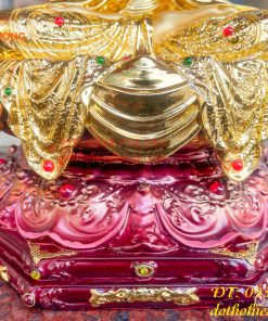Tượng Đại Nhật Như Lai Vẽ Diện Bằng Đồng Dát Vàng