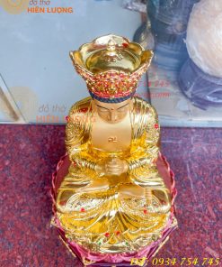 Tượng Đại Nhật Như Lai Vẽ Diện Bằng Đồng Dát Vàng
