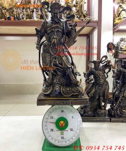 Bộ Tượng Tứ Đại Thiên Vương Cao 50cm Bằng Đồng Hun