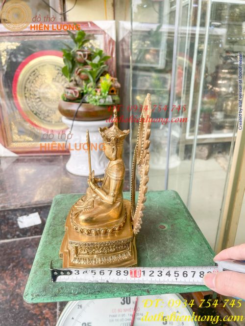 Tượng hư không bồ tát bằng đồng Cao 22,28 và 39cm