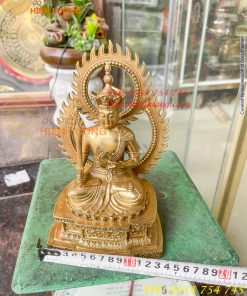 Tượng hư không bồ tát bằng đồng Cao 22,28 và 39cm