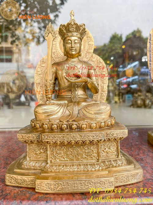 Tượng hư không bồ tát bằng đồng Cao 22,28 và 39cm