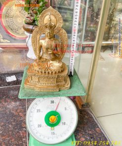 Tượng hư không bồ tát bằng đồng Cao 22,28 và 39cm
