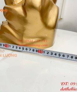 Tượng Hải Thượng Lãn Ông Bằng Đồng Ngồi Đọc Sách Cao 40cm