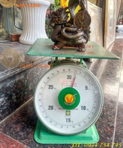 Tượng long quy cõng rắn bằng đồng phong thủy cao 15cm