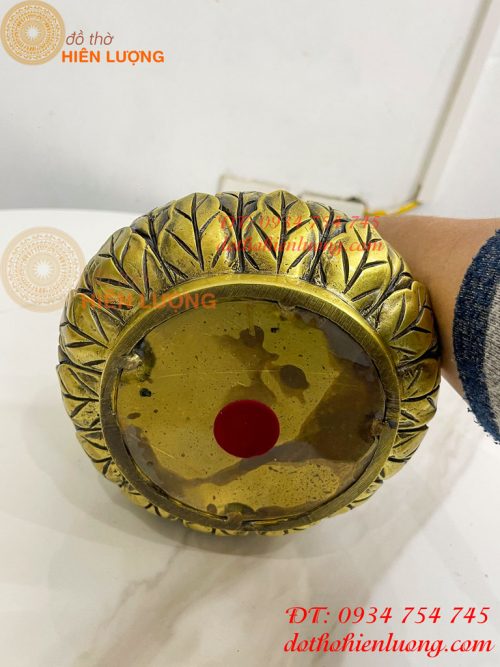 Tượng Phật Đức Lục Tổ Huệ Năng Bằng Đồng Cao 25cm