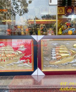 Tranh Thuận Buồm Xuôi Gió 50x70cm Bằng Đồng