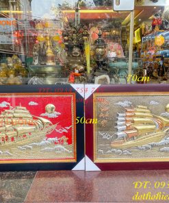 Tranh Thuận Buồm Xuôi Gió 50x70cm Bằng Đồng