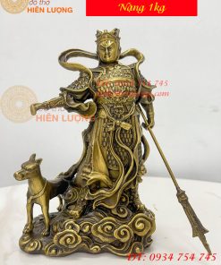 Tượng Nhị Lang Thần Dương Tiễn Bằng Đồng