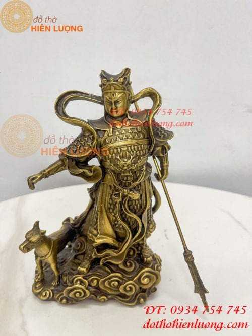 Tượng Nhị Lang Thần Dương Tiễn Bằng Đồng