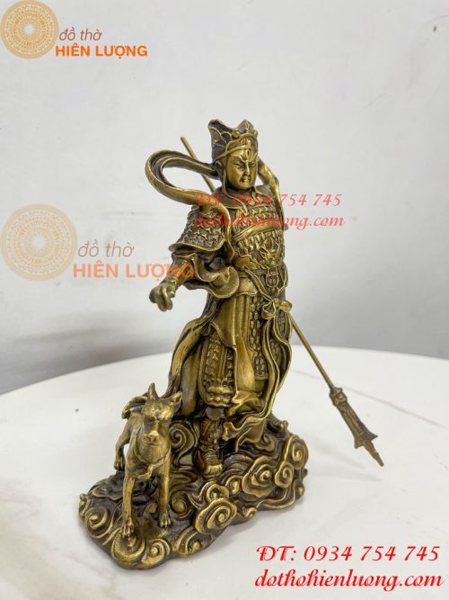 Tượng Nhị Lang Thần Dương Tiễn Bằng Đồng