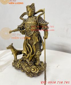 Tượng Nhị Lang Thần Dương Tiễn Bằng Đồng