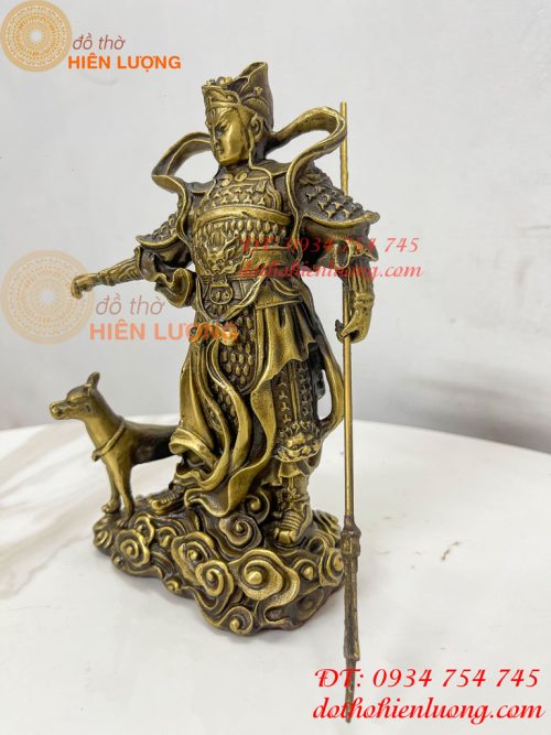 Tượng Nhị Lang Thần Dương Tiễn Bằng Đồng
