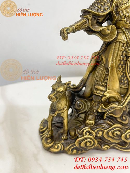 Tượng Nhị Lang Thần Dương Tiễn Bằng Đồng