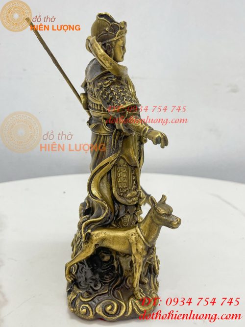 Tượng Nhị Lang Thần Dương Tiễn Bằng Đồng