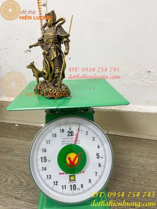 Tượng Nhị Lang Thần Dương Tiễn Bằng Đồng