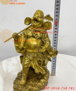 Tượng Trư Bát Giới Bằng Đồng Phong Thủy Cao 24cm
