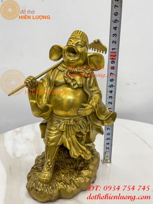 Tượng Trư Bát Giới Bằng Đồng Phong Thủy Cao 24cm