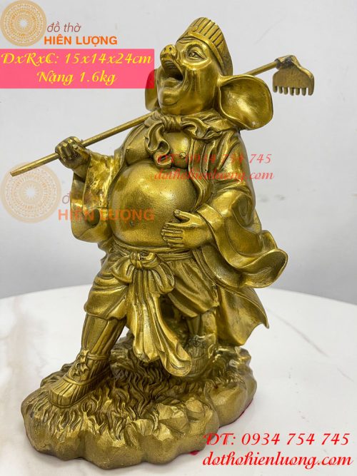 Tượng Trư Bát Giới Bằng Đồng Phong Thủy Cao 24cm