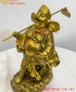 Tượng Trư Bát Giới Bằng Đồng Phong Thủy Cao 24cm