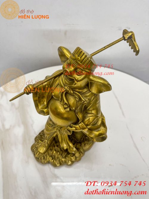 Tượng Trư Bát Giới Bằng Đồng Phong Thủy Cao 24cm